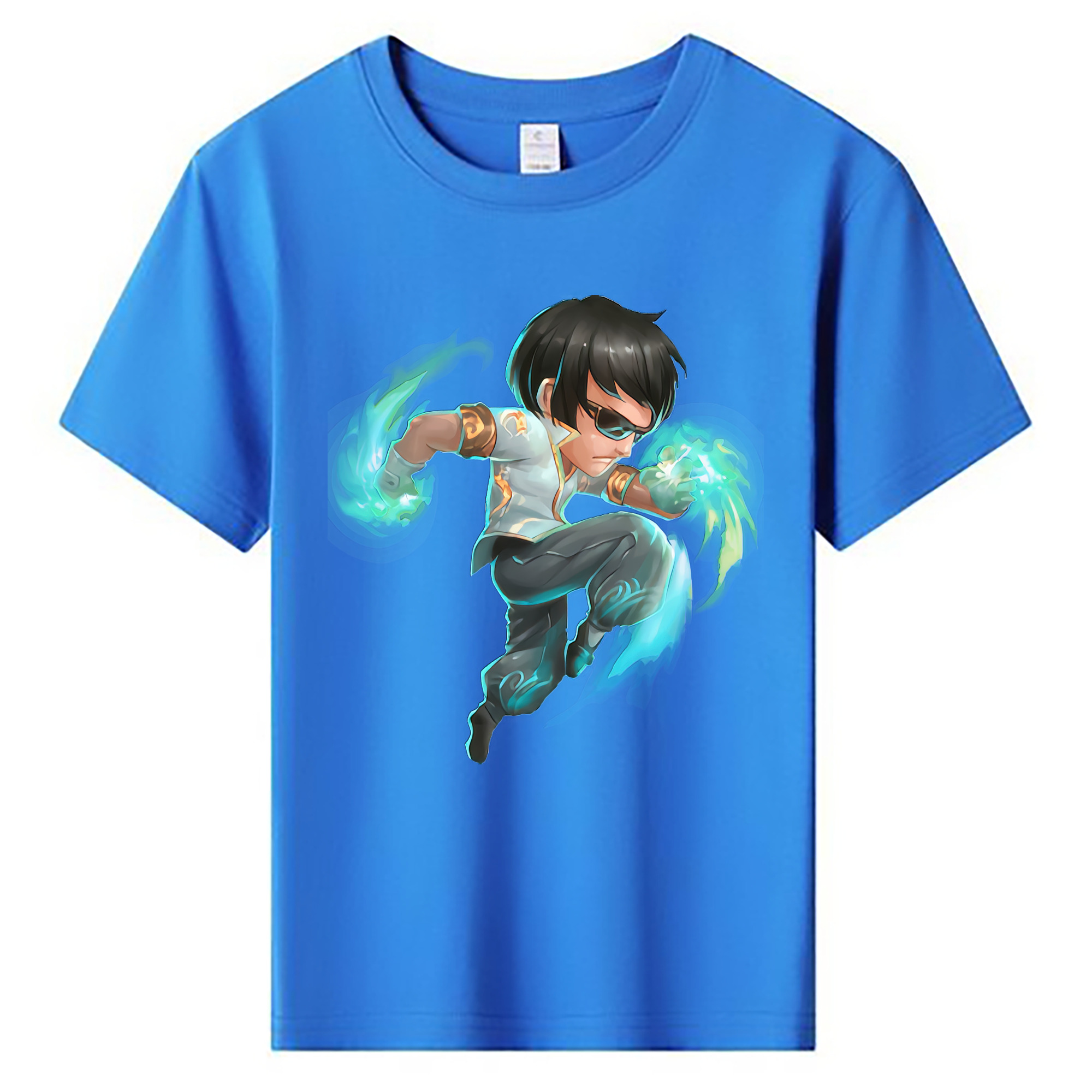 （画像用） リーグ・オブ・レジェンド League of Legends LOL 綿100％キッズTシャツ（フロントプリント）